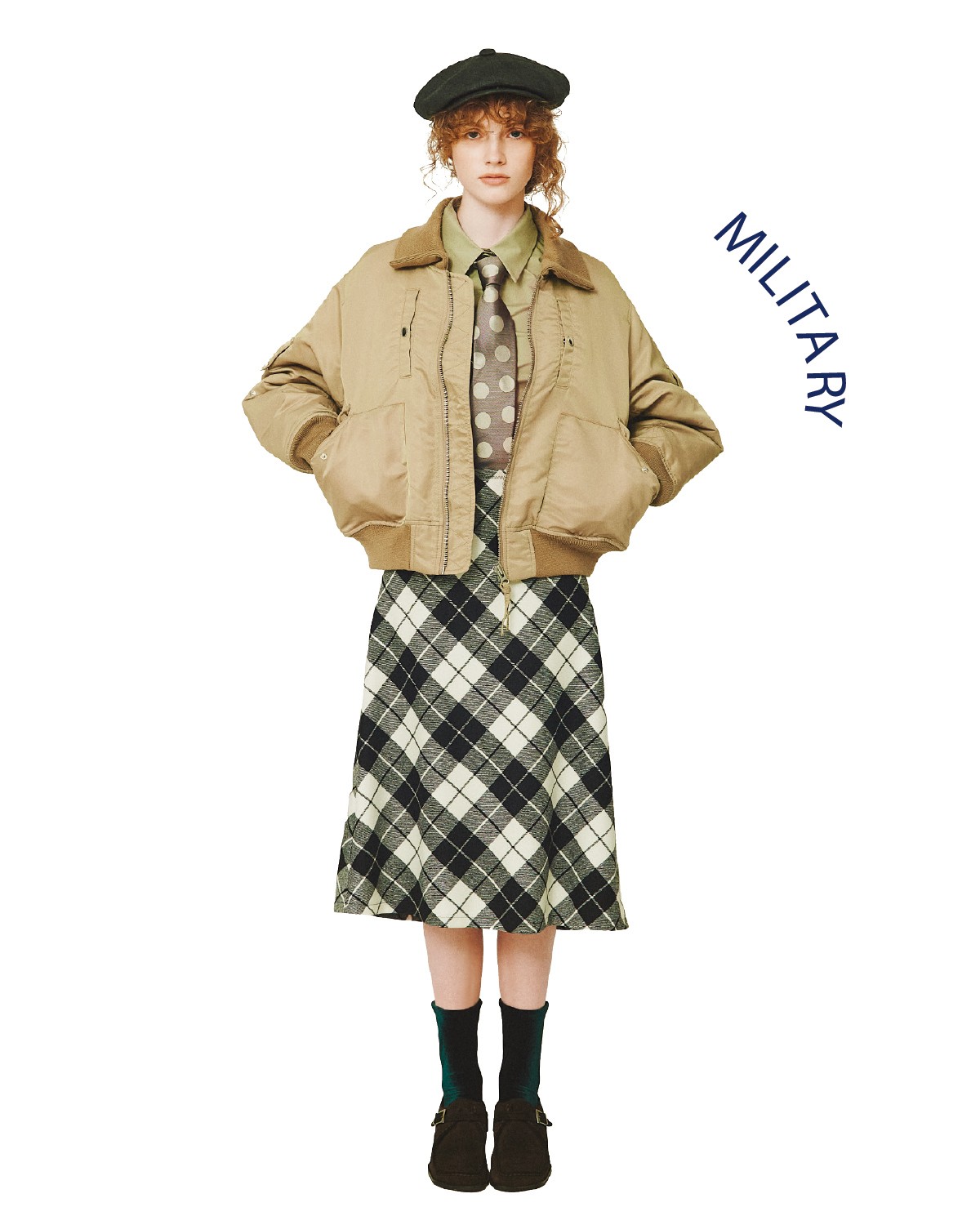 チェック柄はトラッドに着ないのが気分