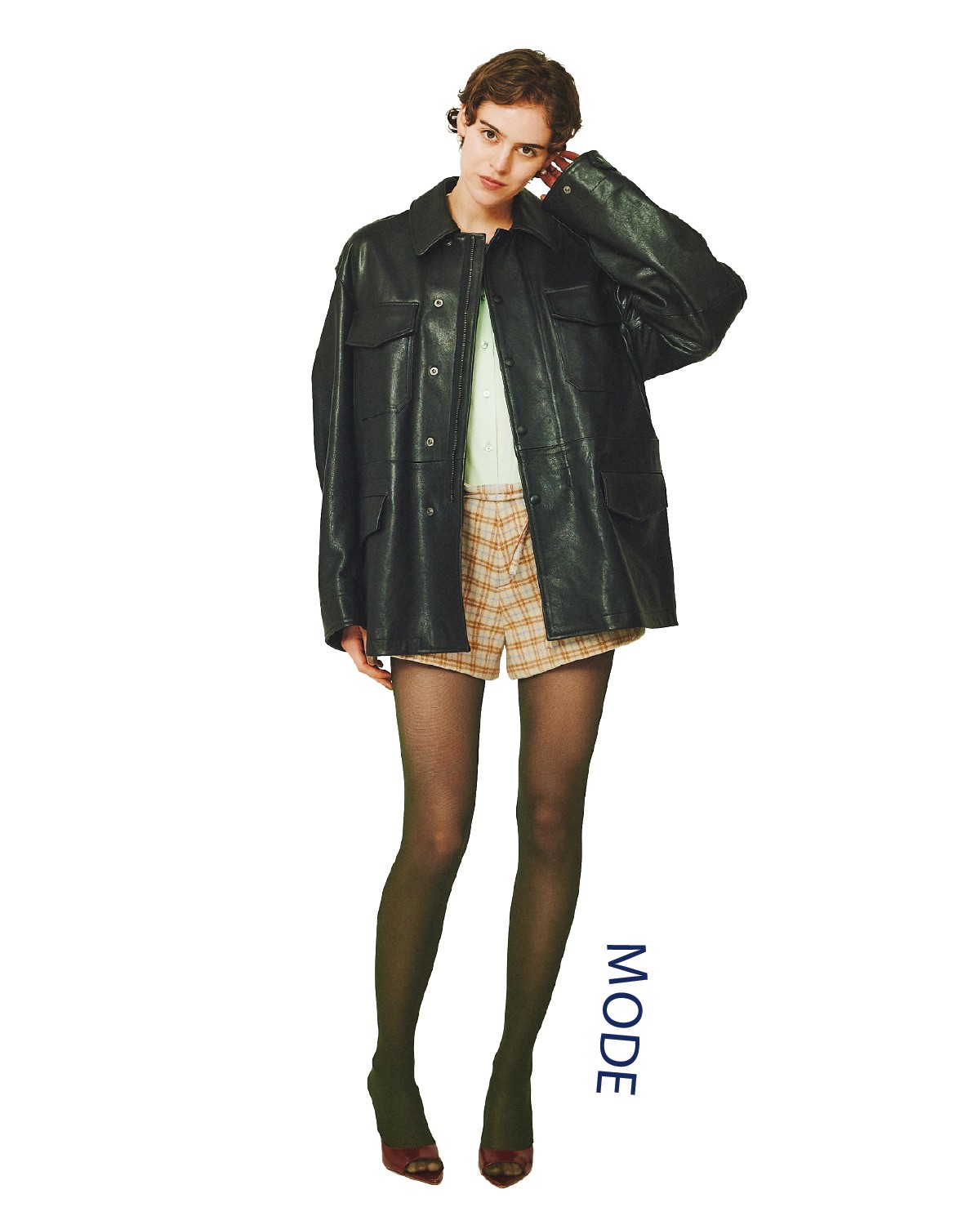 チェック柄はトラッドに着ないのが気分