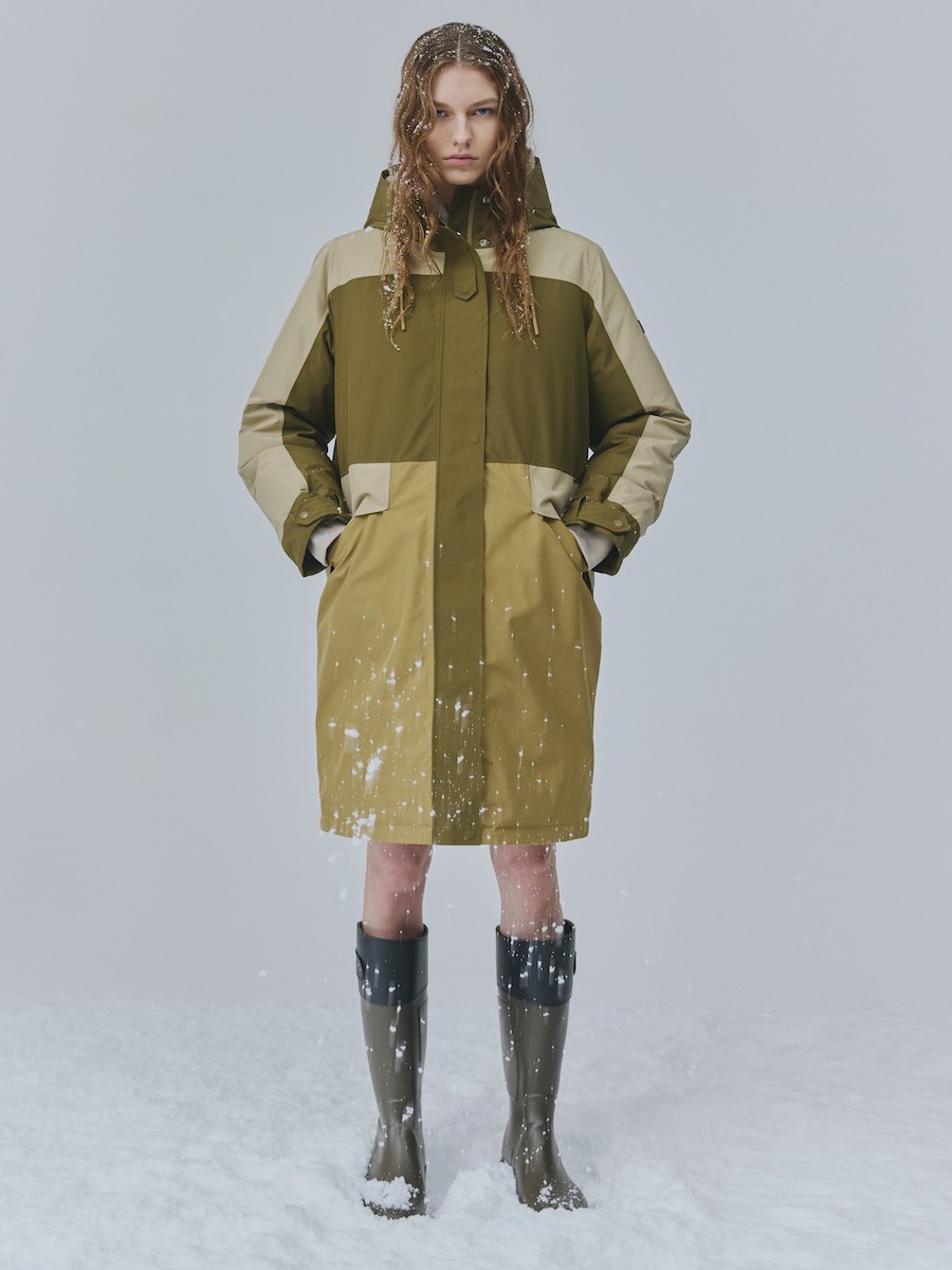 エーグルの「ゴアテックスインサレーション カラーブロックジャケット」モデル着用画像 - Slide:2