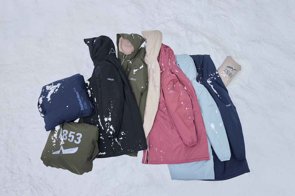 AIGLEのレインパックウォーム