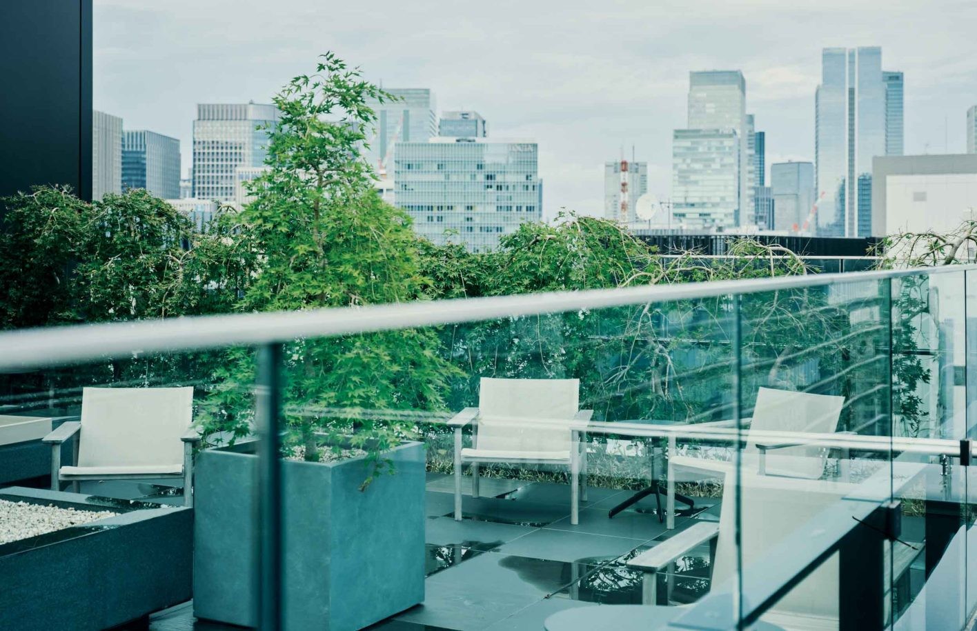 別の方面には国会議事堂の姿も見える。