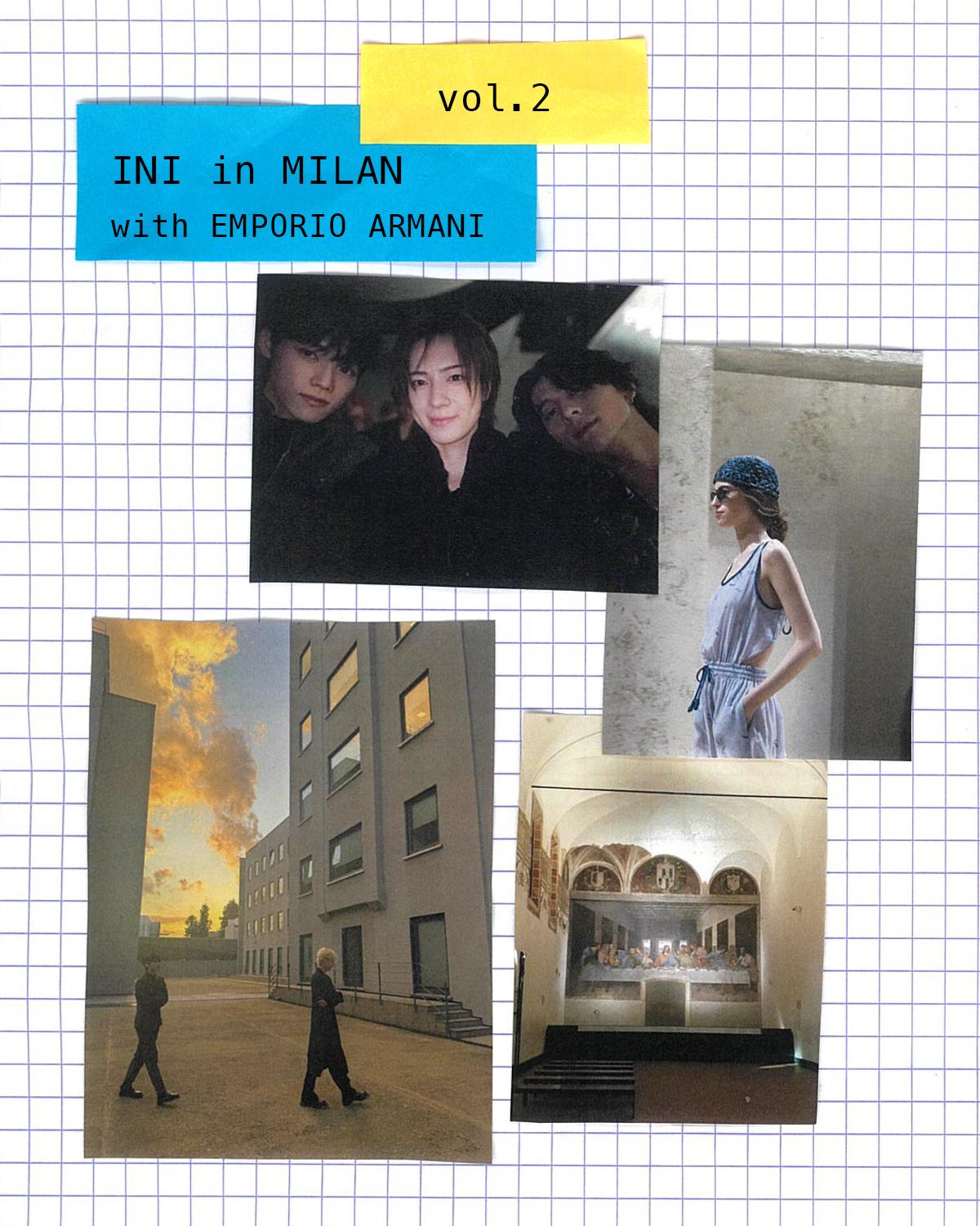 【INIのミラノダイアリー】エンポリオ アルマーニと過ごす1日 vol.2