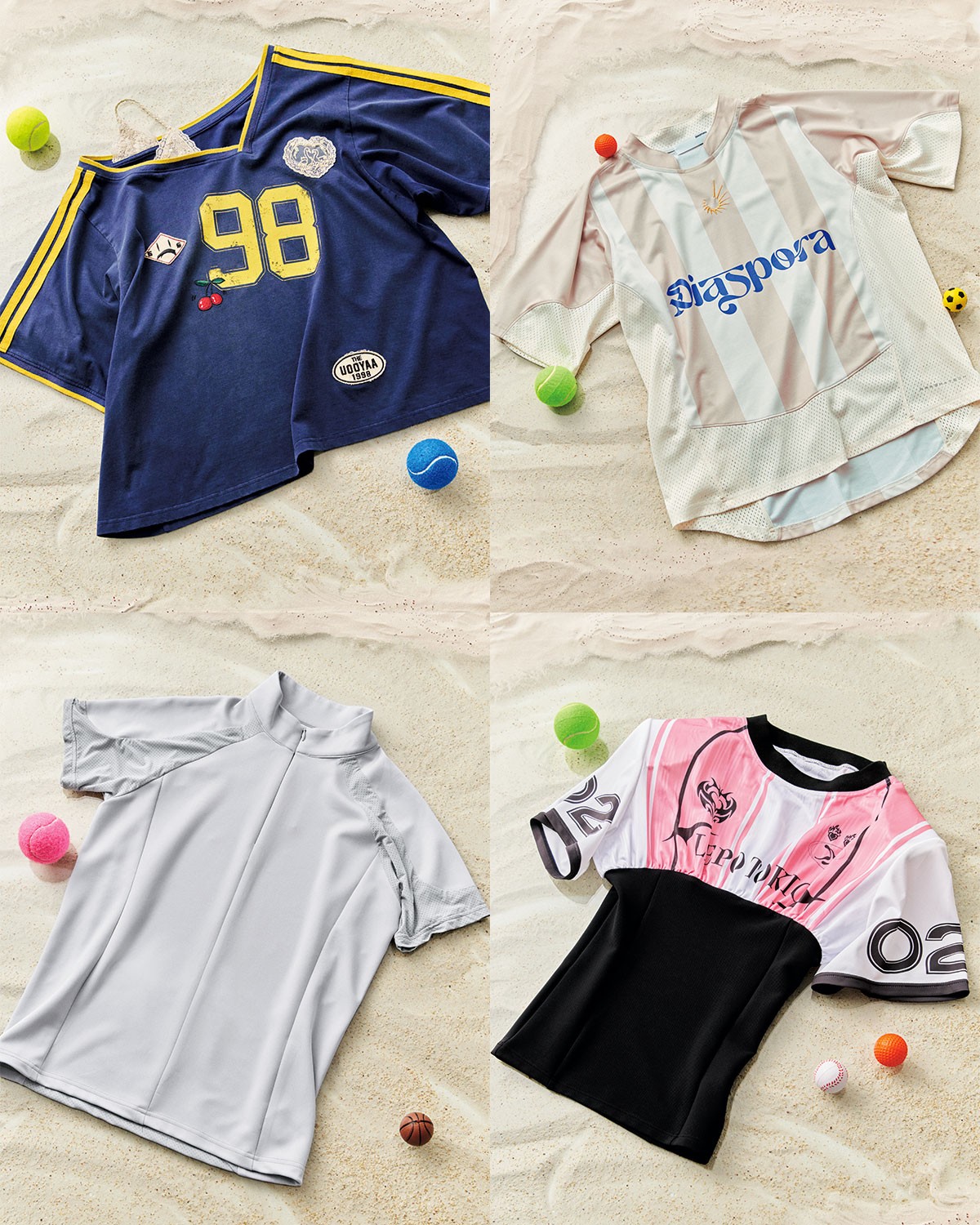 夏のTシャツ大図鑑!動きやすく軽快なスポーティムードが新定番?