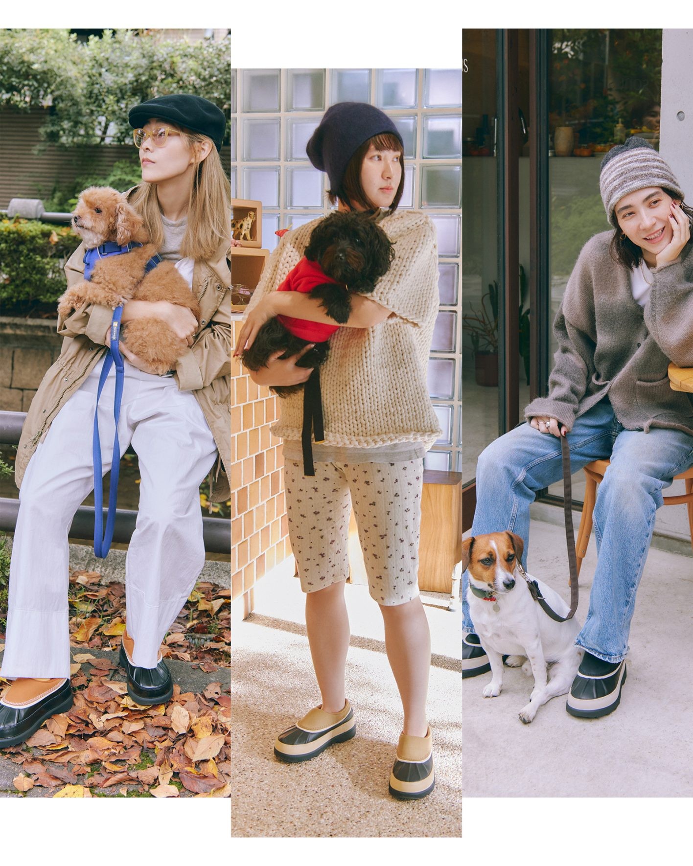 ソレルの〈アンブラー ミュール ウォータープルーフ〉愛犬家SNAP